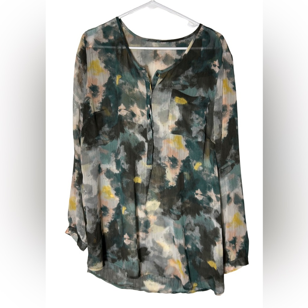 Women’s Multicolor Abstract Blouse‎